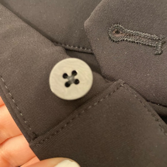 Wrinkle Resistant Stretchy Wide Leg Dress Pants - Picture 4 of 5